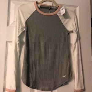 Hollister baseball t shirt